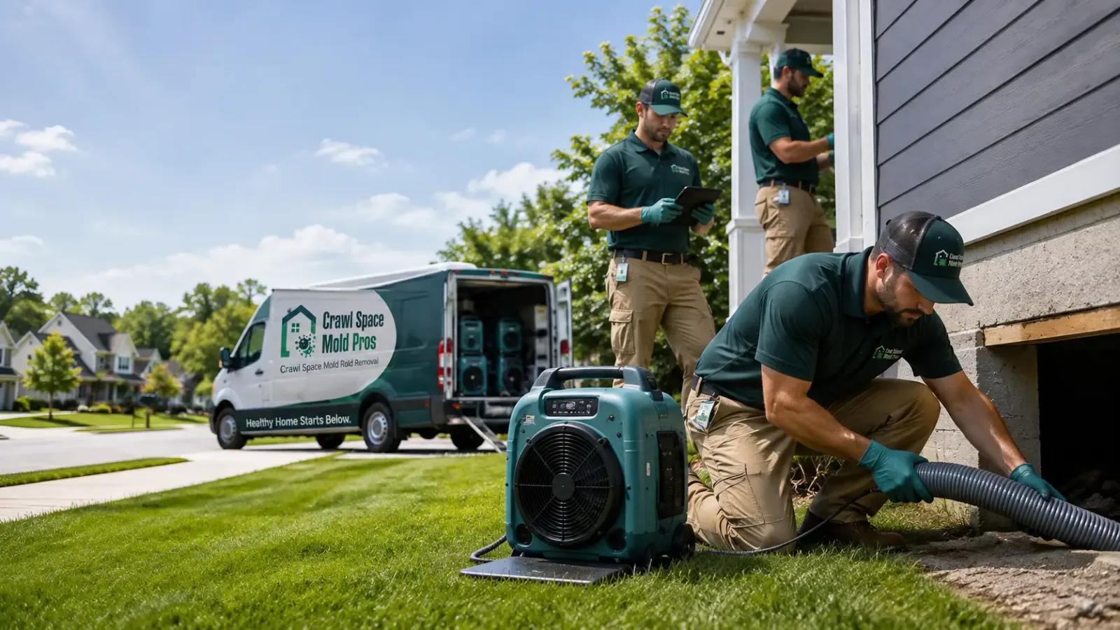 Crawl Space Mold Removal in Big Bear City, CA
